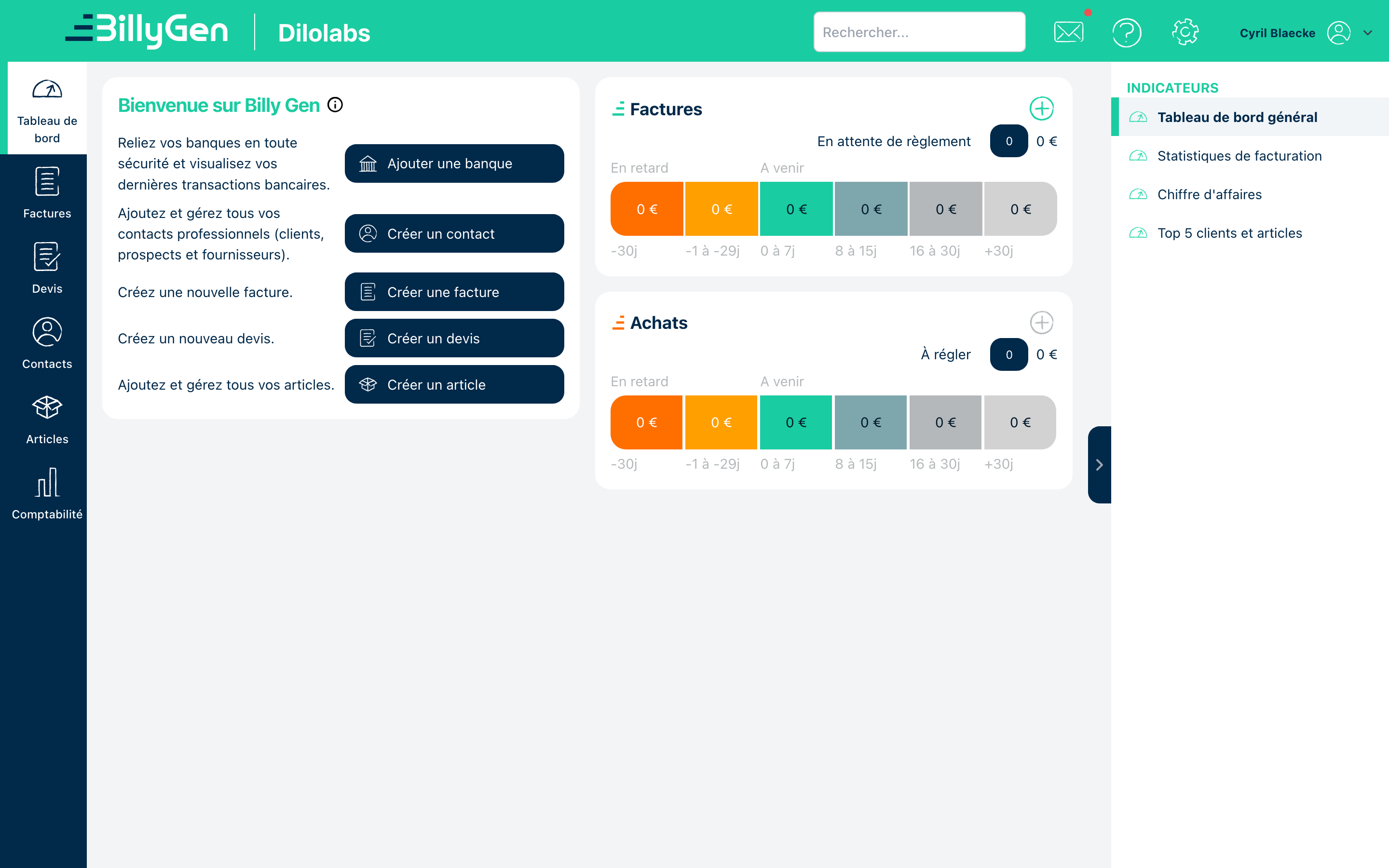 Application BillyGen - Intégration API